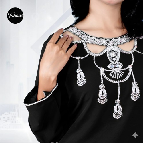Zardousi U-Neck (Black)