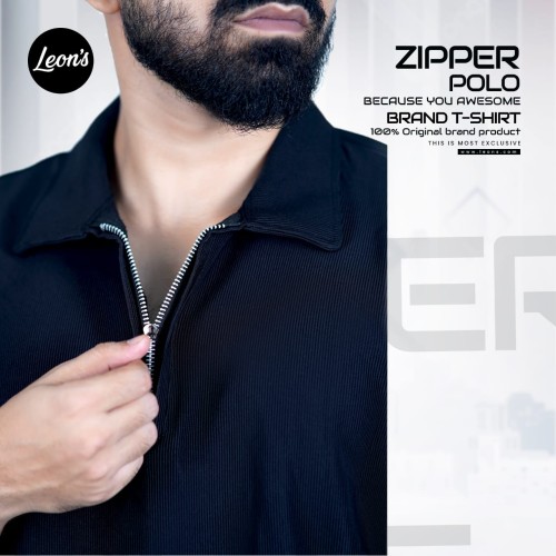Zara Zipper Polo